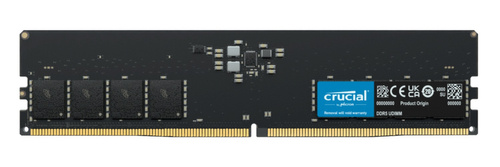 Arbeitspeicher 1x 16GB Crucial NON-ECC UNBUFFERED DDR5 4800MHz PC5-38400 UDIMM | CT16G48C40U5