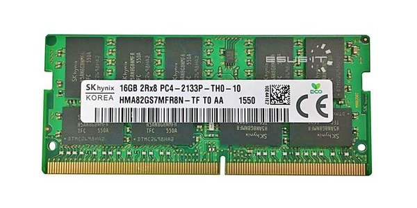 Arbeitspeicher 1x 16GB Hynix SO-DIMM DDR4 2133MHz PC4-17000 | HMA82GS7MFR8N-TF