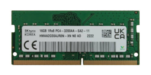 Arbeitspeicher 1x 16GB Micron DDR4 1Rx8 3200MHz PC4-25600 SO-DIMM  | MTA8ATF2G64HZ-3G2