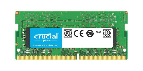 Arbeitspeicher 1x 4GB Crucial SO-DIMM DDR4 2400MHz PC4-19200 | CT4G4SFS824A