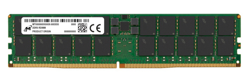 Arbeitspeicher 1x 64GB Micron ECC REGISTERED DDR5 2Rx4 5600MHz PC5-44800 RDIMM | MTC40F2046S1RC56BR