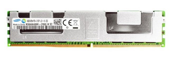 Arbeitspeicher 1x 64GB Samsung ECC LOAD REDUCED DDR4  2133MHz PC4-17000 LRDIMM | M386A8K40BMB-CPB