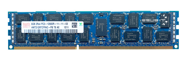 Arbeitspeicher 1x 8GB Hynix ECC REGISTERED DDR3  1600MHz PC3-12800 RDIMM | HMT31GR7CFR4C-PB