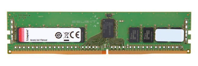 Arbeitspeicher 1x 8GB Kingston ECC REGISTERED DDR4 1Rx8 2933MHz PC4-23400 RDIMM | KSM29RS8/8MEI