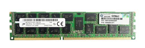 Arbeitspeicher 1x 8GB Micron ECC REGISTERED DDR3  1333MHz PC3-10600 RDIMM |  MT36JSZF1G72PZ-1G4