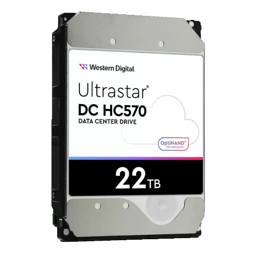 Festplatte Western Digital Ultrastar DC HC570 3.5'' HDD 22TB 7200RPM SATA 6Gb/s 512MB | 0F48155