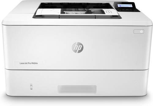 HP LaserJet Pro Drukarka M404n, Drukowanie, Szybki wydruk pierwszej strony; Niewielkie wymiary; Energooszczędność; Mocne zabezpieczenia