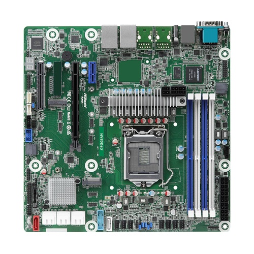 Hauptplatine Asrock Rack W480D4U LGA1200 Micro-ATX | W480D4U