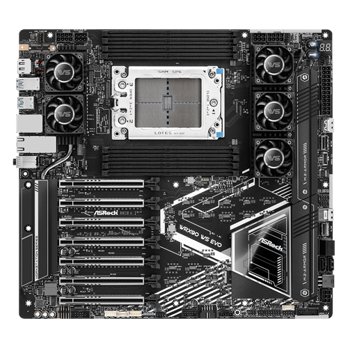 Hauptplatine Asrock Rack WRX90 WS EVO sTR5 EEB | WRX90 WS EVO