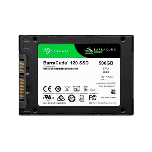 SSD Festplatte Seagate BarraCuda 500GB 2.5'' SATA 6Gbps  | ZA500CM1A003