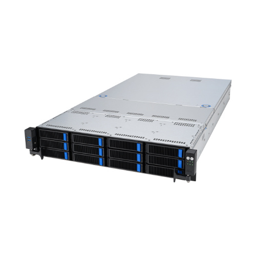 Serverplattform ASUS 2U RS520A-E12-RS24U/1G/1.6kW/24NVMe/FAN/RH/OCP 90SF02G1-M000F0 AMD x 1 DDR5 x 24 24+2 x 2.5" NVMe PSU 1+1