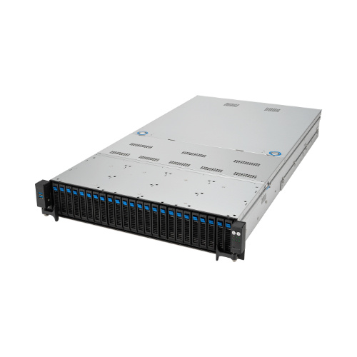 Serverplattform ASUS 2U RS720A-E12-RS24/10G/2.6kW/16NVMe/OCP 90SF02E1-M00720 AMD x 2 DDR5 x 24 24 x 2.5" SATA/SAS/NVME PSU 1+1