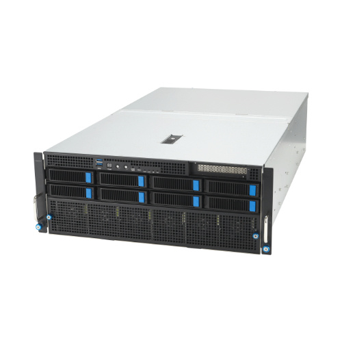 Serverplattform ASUS 4U ESC8000-E11P-SKU5/10G/3KW(2+2)/4PCIe/OCP 90SF02I5-M003H0 Intel x 2 DDR5 x 32 9 x 2.5" SATA/SAS PSU 2+2