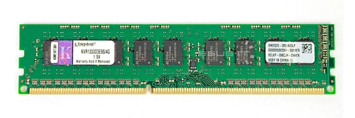 Arbeitspeicher 1x 4GB Kingston ECC UNBUFFERED DDR3  1333MHz PC3-10600 UDIMM | KVR1333D3E9S/4G