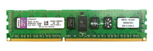 Arbeitspeicher 1x 4GB Kingston ECC REGISTERED DDR3 2Rx4 1333MHz PC3-10600 RDIMM | HW4D3L13R9D8HC