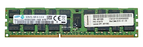 Arbeitspeicher 1x 16GB Samsung ECC REGISTERED DDR3  1333MHz PC3-10600 RDIMM | M393B2G70DB0-YH9