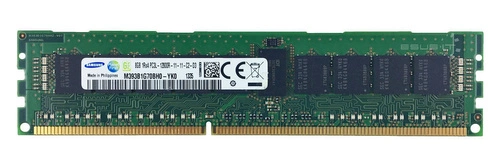 Arbeitspeicher 1x 8GB Samsung ECC REGISTERED DDR3  1600MHz PC3-12800 RDIMM | M393B1G70BH0-YK0