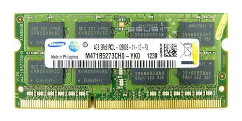 Arbeitspeicher 1x 4GB Samsung SO-DIMM DDR3 1600MHz PC3-12800 | M471B5273CH0-YK0