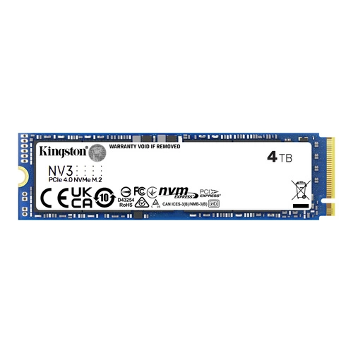 SSD Festplatte Kingston NV3 4TB M.2 NVMe 4.0 | SNV3S/4000G