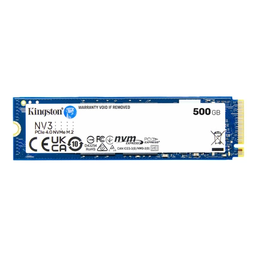 SSD Festplatte Kingston NV3 500GB M.2 NVMe 4.0 | SNV3S/500G