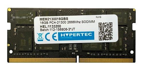 Arbeitspeicher 1x 16GB HYPERTEC SO-DIMM DDR4 2666MHZ PC4-21300 | MEM2130016GBS