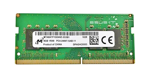 Arbeitspeicher 1x 8GB Micron SO-DIMM DDR4 2400MHz PC4-19200 | MTA8ATF1G64HZ-2G3