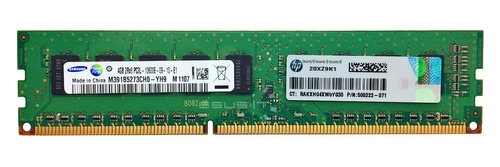 Arbeitspeicher 1x 4GB Samsung ECC UNBUFFERED DDR3 2Rx8 1333MHz PC3-10600 UDIMM | M391B5273CH0-YH9