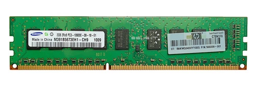 Arbeitspeicher 1x 2GB Samsung ECC UNBUFFERED DDR3 2Rx8 1333MHz PC3-10600 UDIMM | M391B5673EH1-CH9