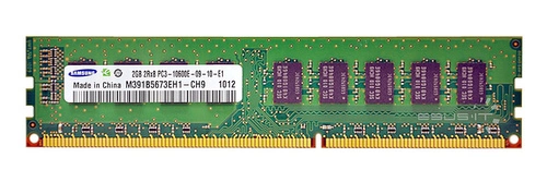 Arbeitspeicher 1x 2GB Samsung ECC UNBUFFERED DDR3  1333MHz PC3-10600 UDIMM | M391B5673EH1-CH9