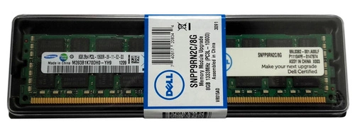 Arbeitsspeicher 1x 8GB DELL PowerEdge & Precision Workstation DDR3 1333MHz ECC REGISTERED DIMM | SNPP9RN2C/8G 