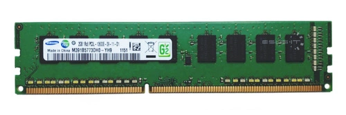 Arbeitspeicher 1x 2GB Samsung ECC UNBUFFERED DDR3  1333MHz PC3-10600 UDIMM | M391B5773DH0-YH9