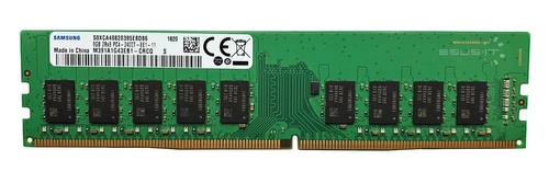 Arbeitspeicher 1x 8GB Samsung ECC UNBUFFERED DDR4  2400MHz PC4-19200 UDIMM | M391A1G43EB1-CRC