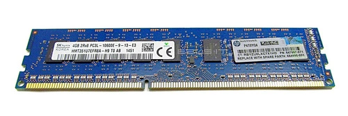 Arbeitspeicher 1x 4GB Hynix ECC UNBUFFERED DDR3  1333MHz PC3-10600 UDIMM | HMT351U7EFR8A-H9